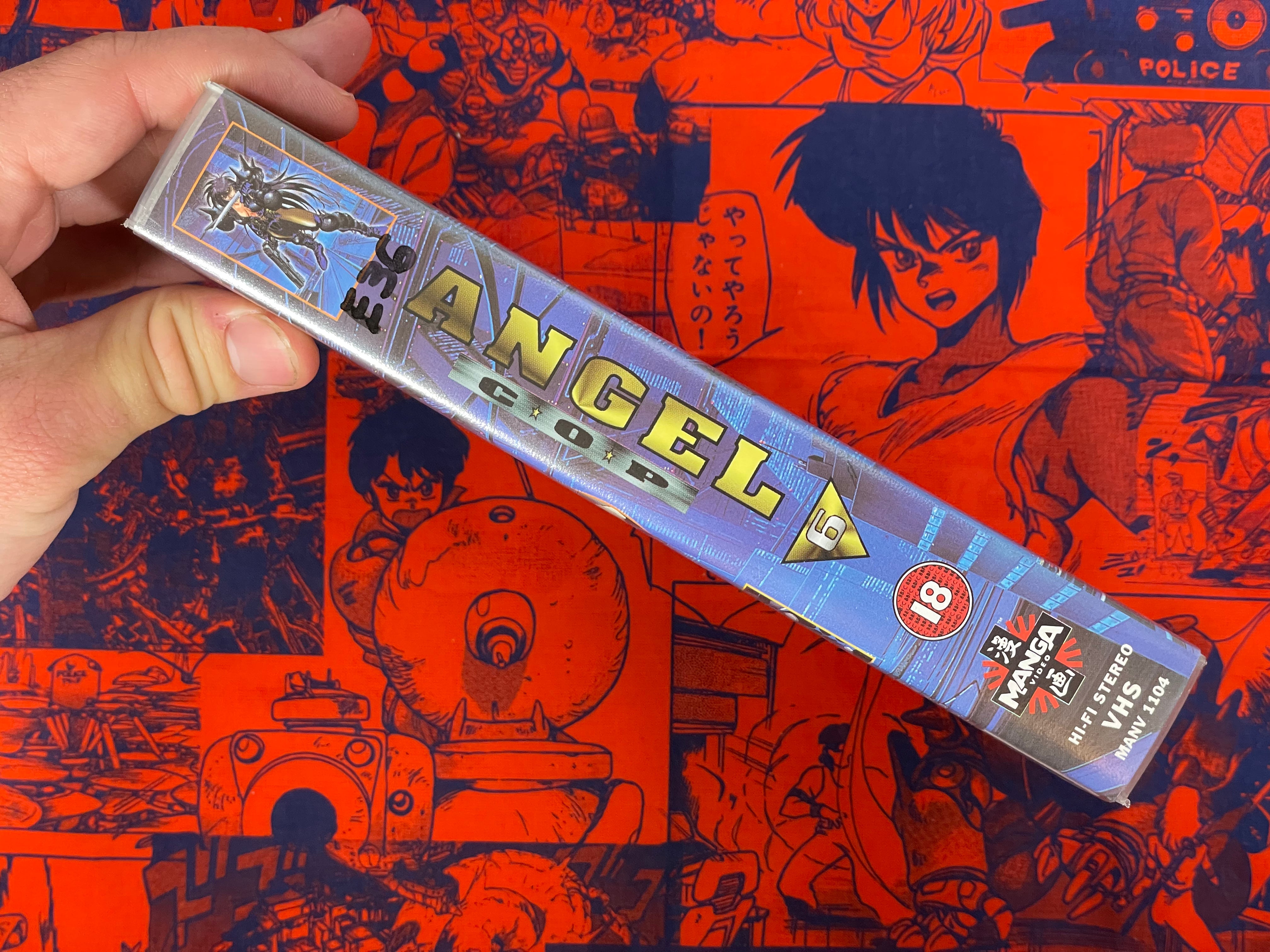 Angel Cop 1 & 6 VHS (PAL)