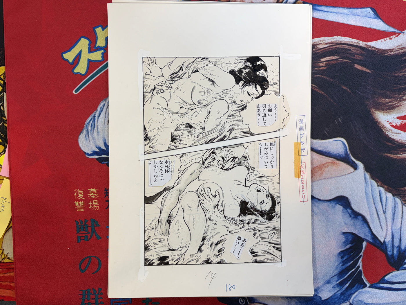 Ken Tsukikage Genga Artwork (Set of 22 Pages) - COE Included