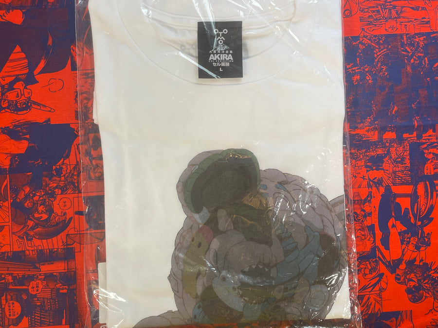 Akira Cel Exhibition Kuma White T-Shirt (Large)