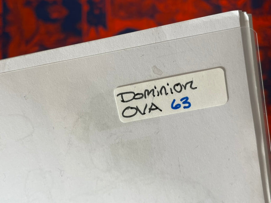 Dominion OVA Settei Shiryoshi Character and Weapon Design (63 Pages/Photocopies)