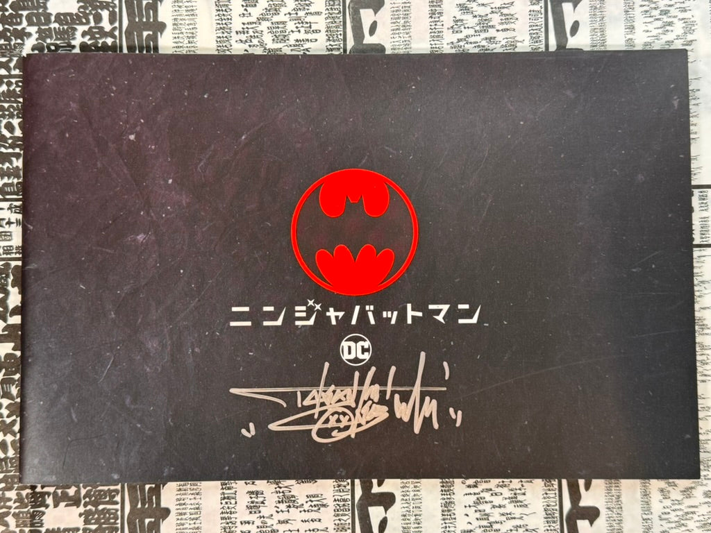 SIGNED Batman Ninja Movie Pamphlet by Takashi Okazaki (2018)-thumbmail-1