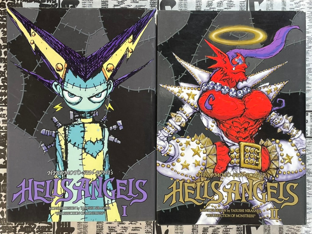 Hells Angels 1-2 of 3 by Hiromoto Shinichi w/ Yasushi Nirasawa (2003)-thumbmail-1