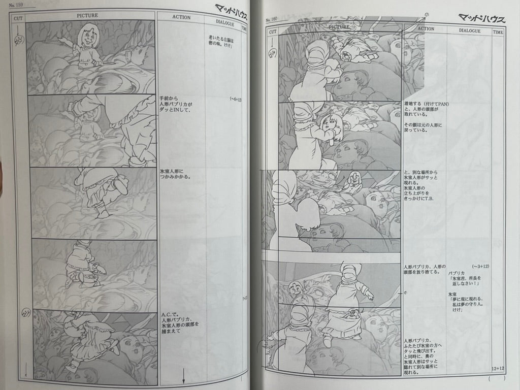 Paprika Storyboards Book (2017) by Satoshi Kon