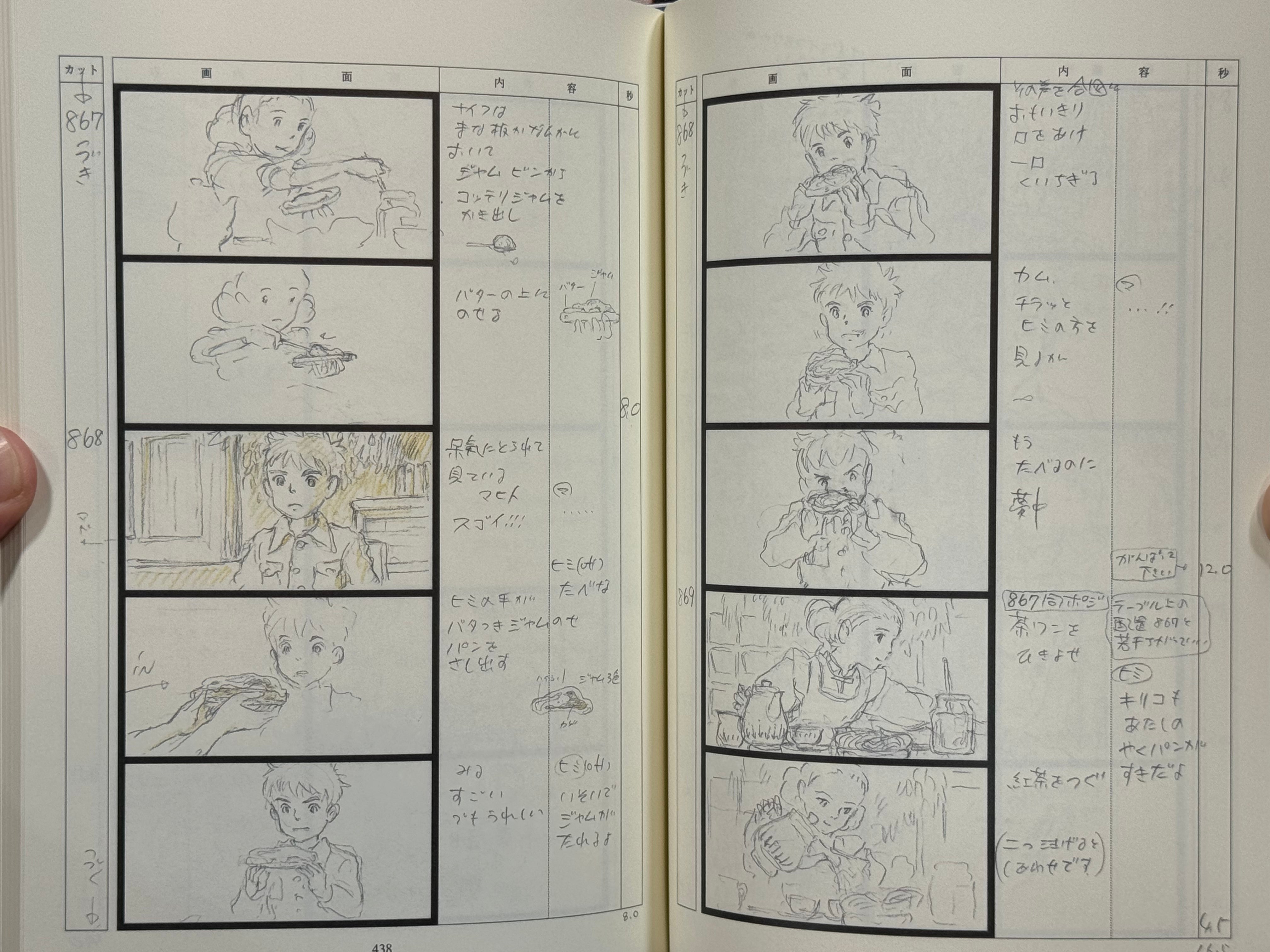 The Boy and the Heron Storyboard Book by Ghibli & Hayao Miyazaki