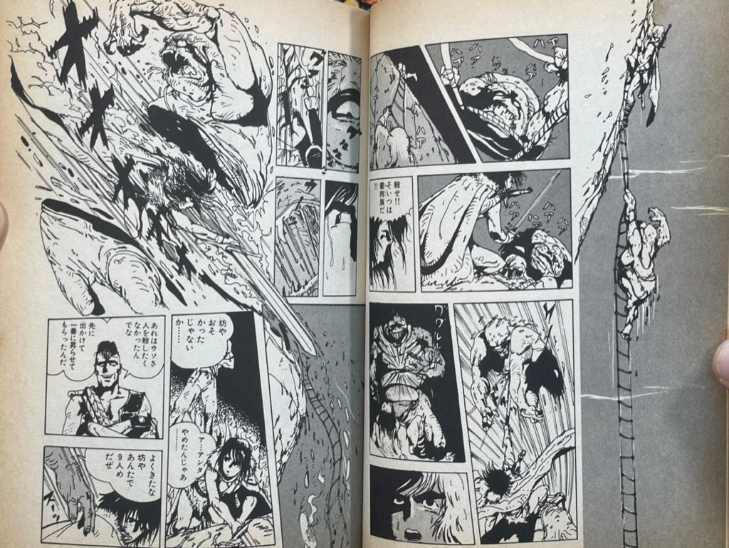 Amon Saga (1984) by Baku Yumemakura and illustrated by Yoshitaka Amano