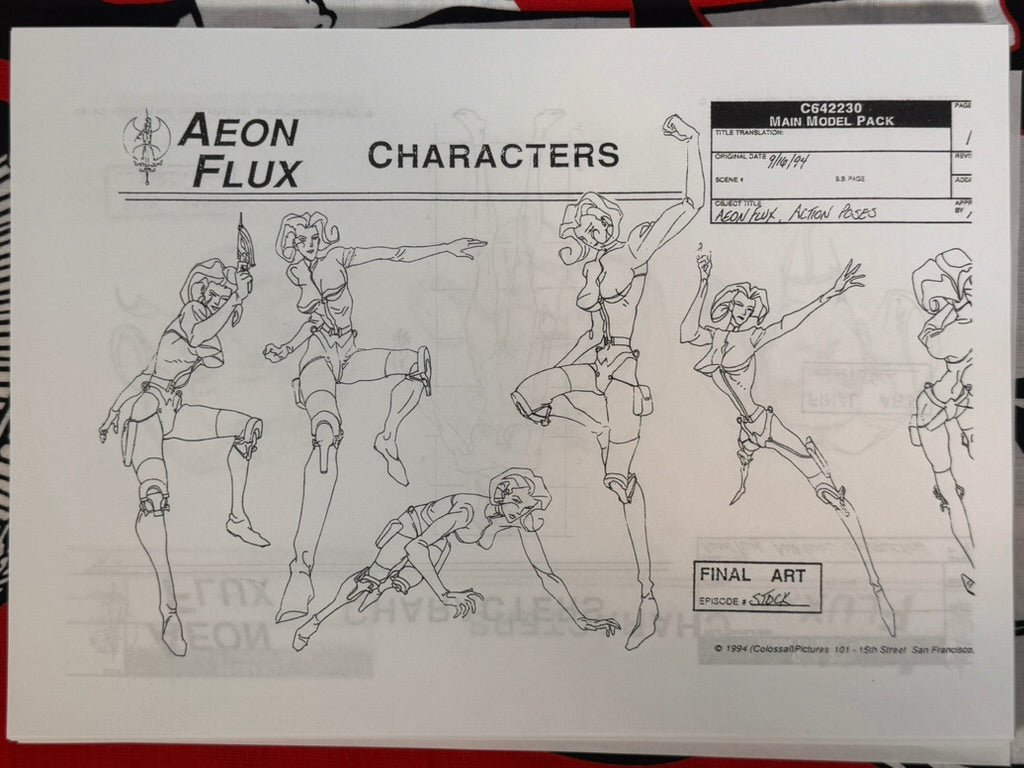 Aeon Flux Settei Animation Guides by Peter Chung (1991)-thumbmail-4