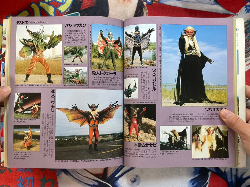 Kamen Rider Monster Encyclopedia by 15th Anniversary TV Magazine Special Edition (1986)-thumbmail-9