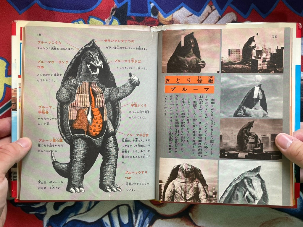 Introduction to Kaiju Dissection by Tsuburaya Pro (1986 or 1979 Edition)
