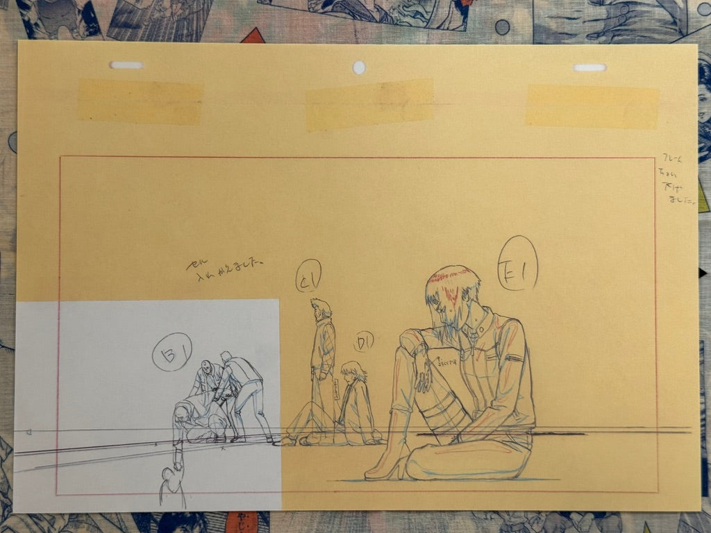 Ghost in the Shell 2026 Exhibition Reproduction Genga 11 (1 Print)