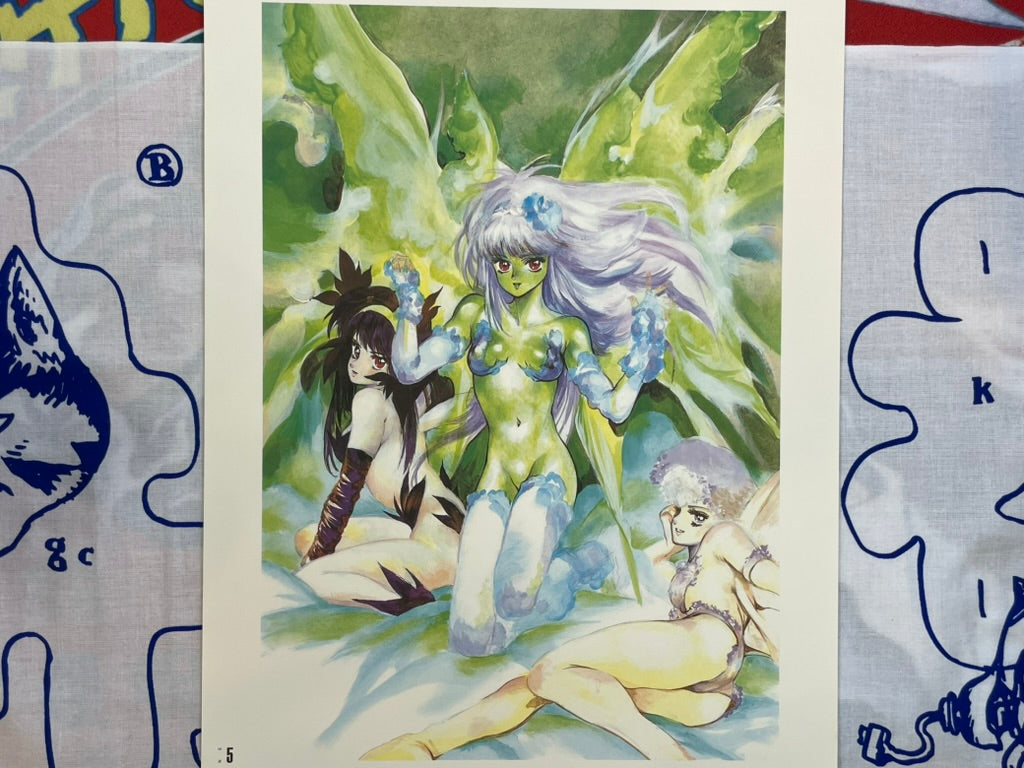 Dominion Club Reproduction Art Set by Shirow Masamune (1987)-thumbmail-6