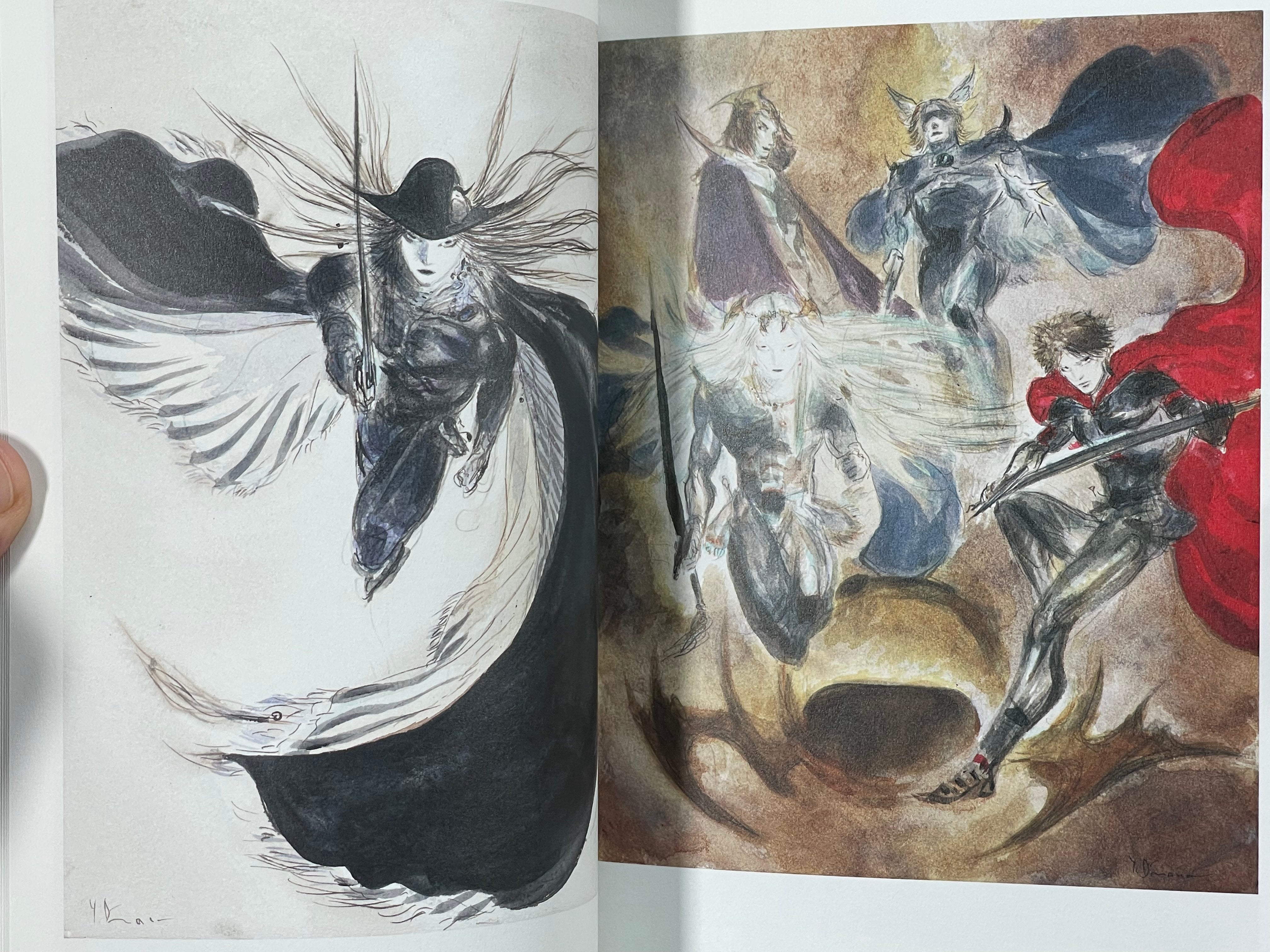 Collected Paintings of Amano's World Exhibition Catalog w/ slipcover