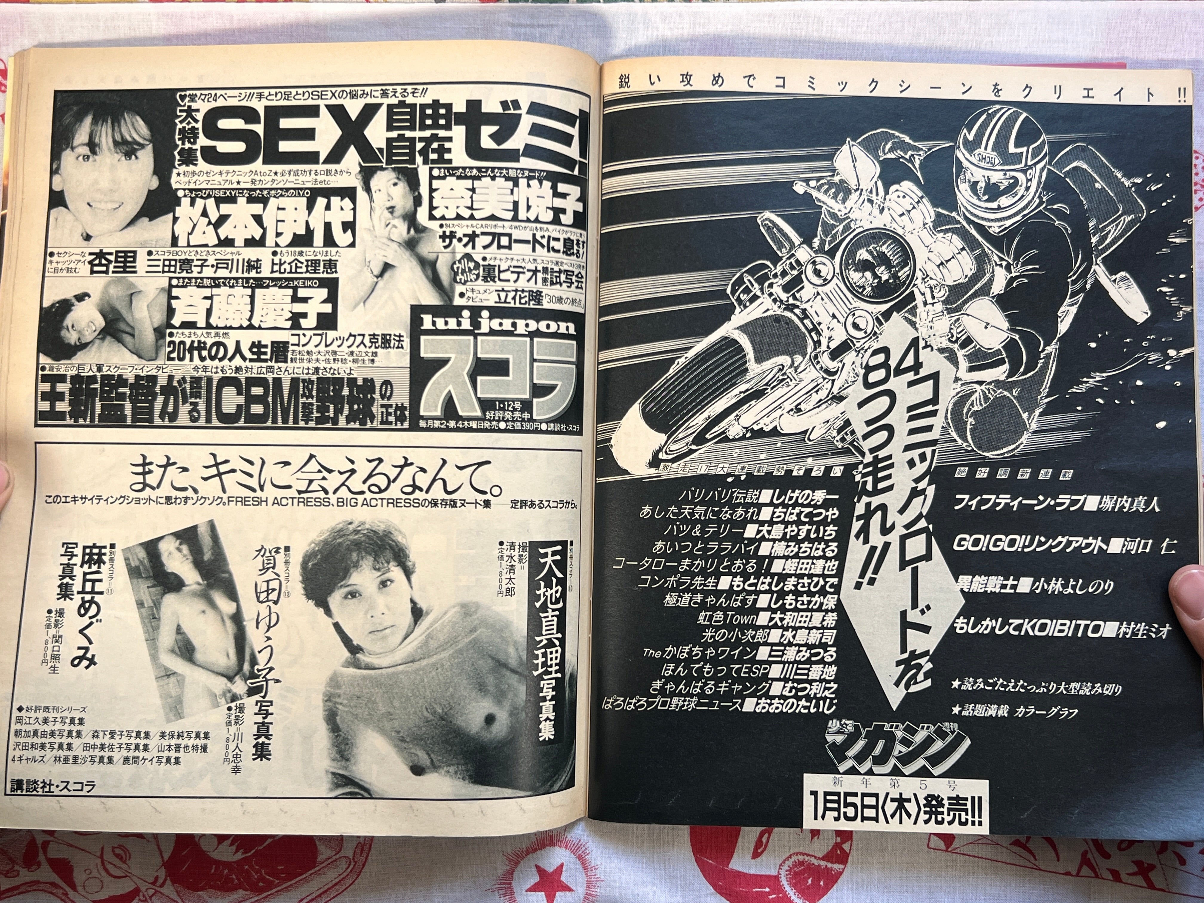 Hot Dog Press Magazine - All About Adam & Eve Sex Issue (1/1984)