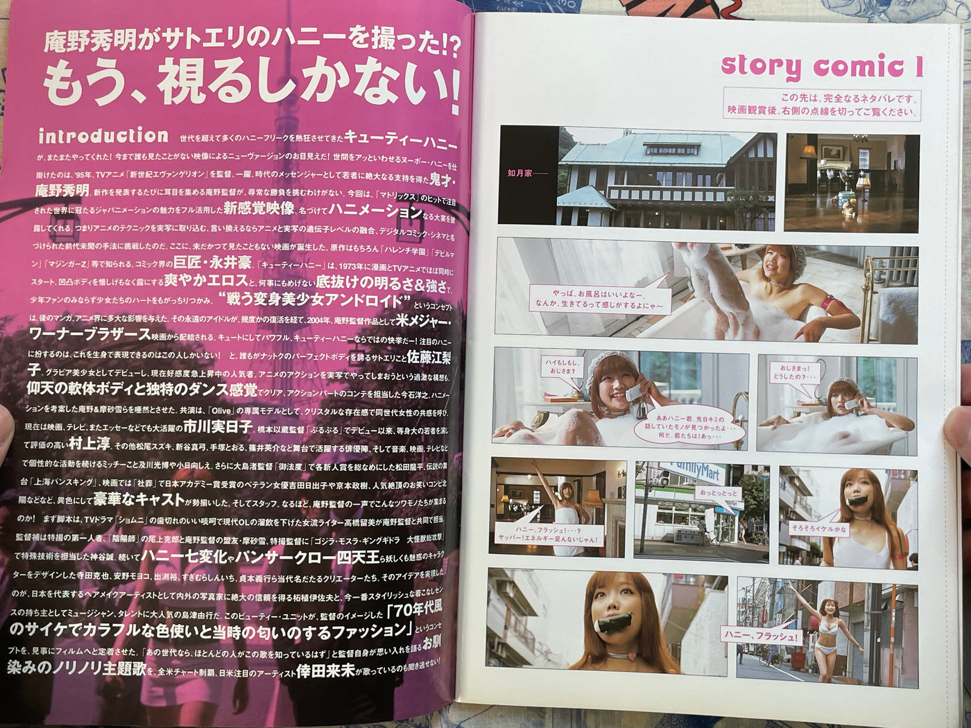 Movie Pamphlet: Cutie Honey - Live Action with Sato Eri (2004)