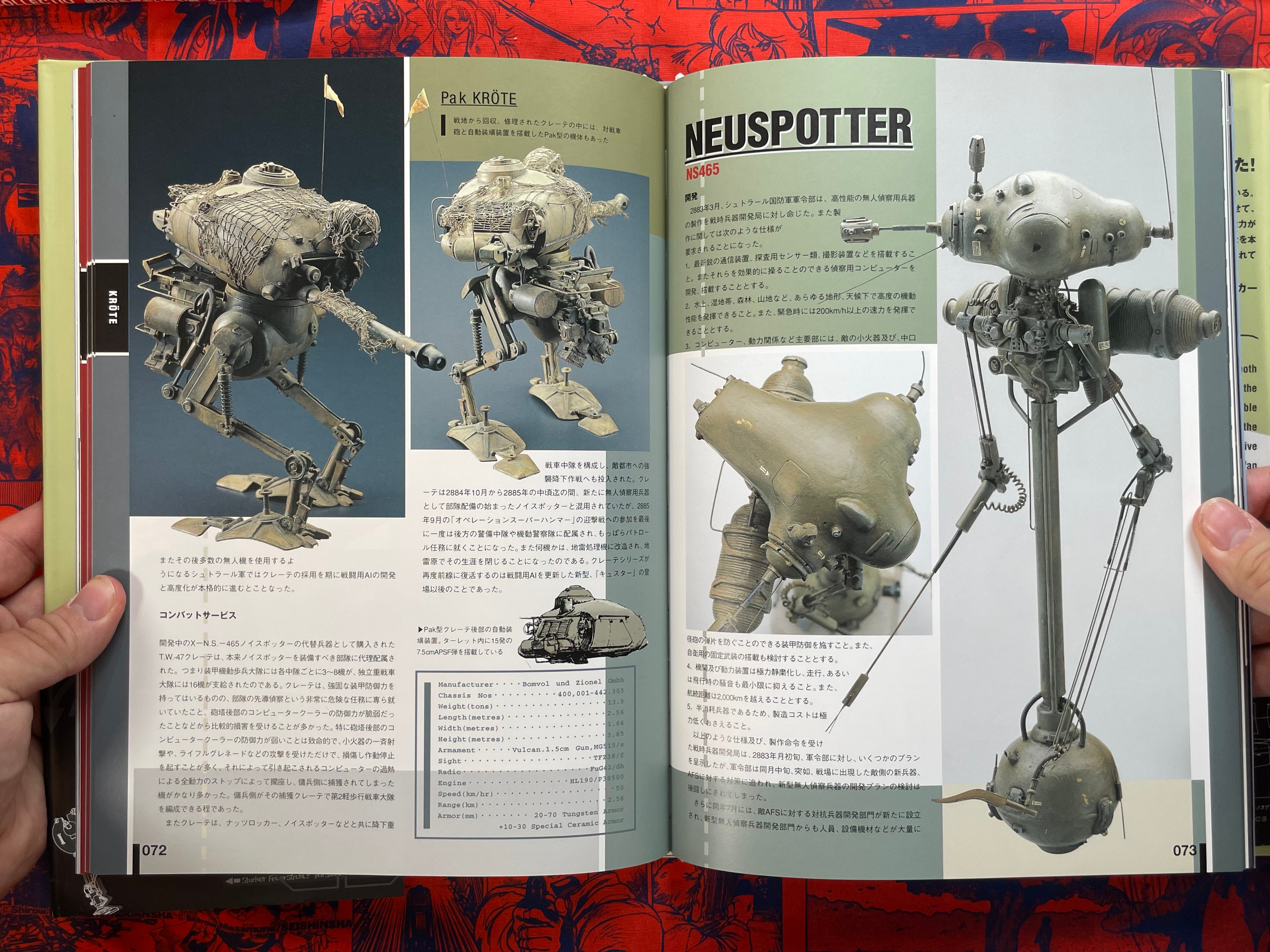Maschinen Krieger Vol. 1: Chronicle and Encyclopedia - Hardcover by Kow Yokoyama (2003)-thumbmail-12