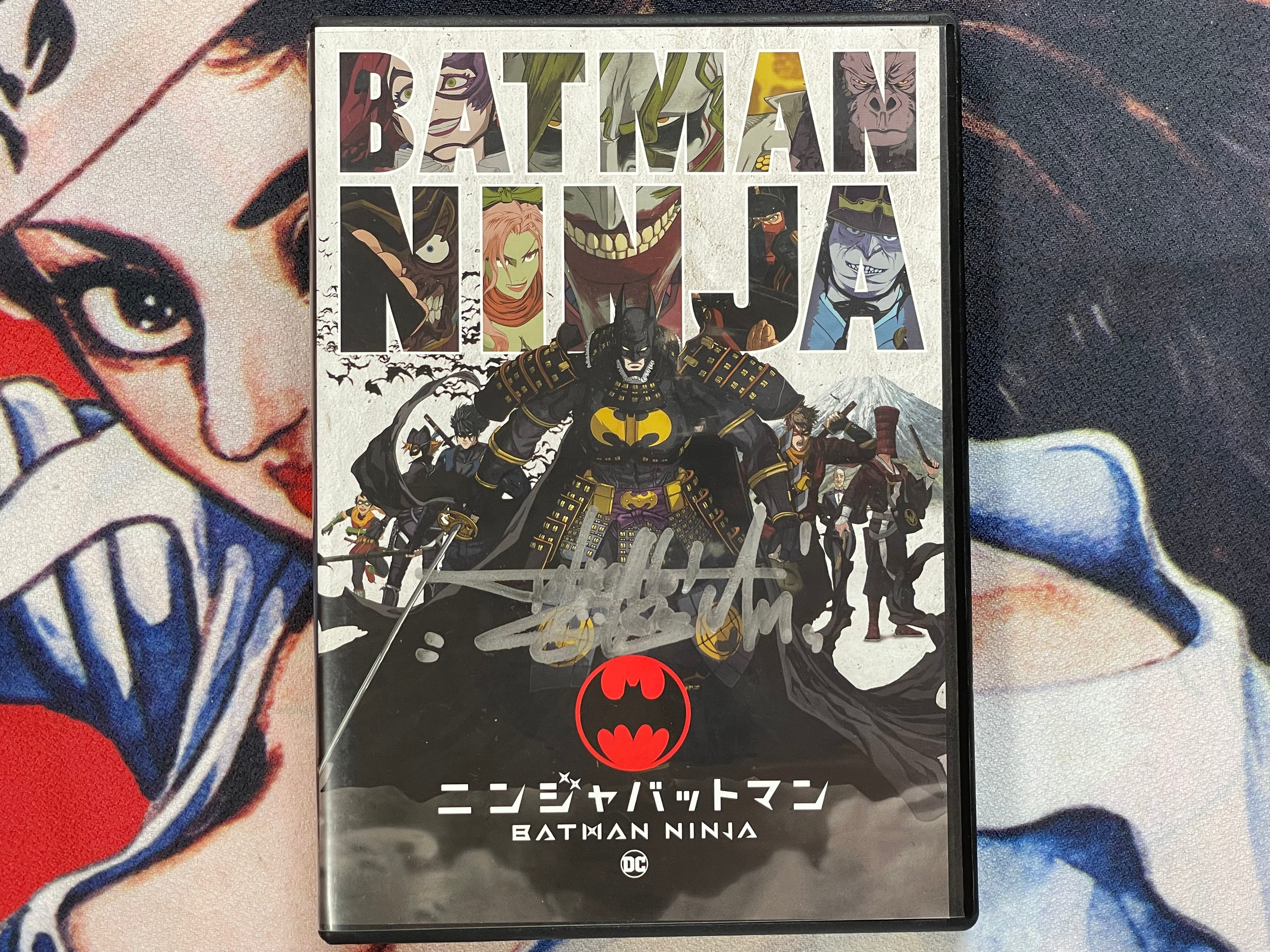 SIGNED Batman Ninja Anime DVD by Takashi Okazaki