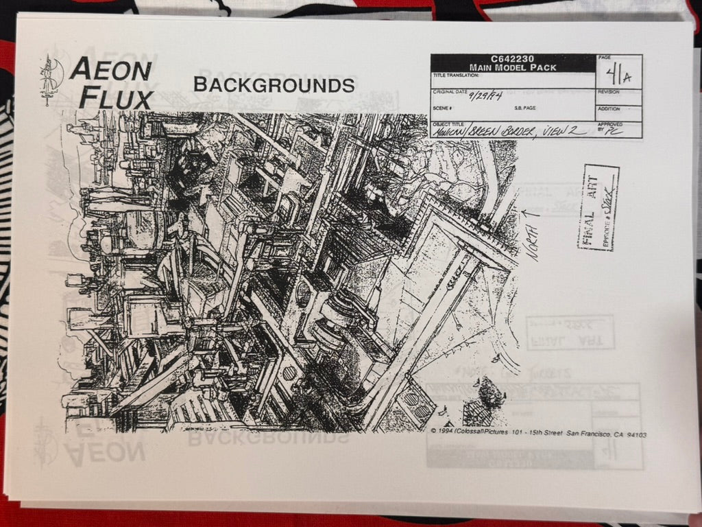 Aeon Flux Settei Animation Guides by Peter Chung (1991)-thumbmail-16