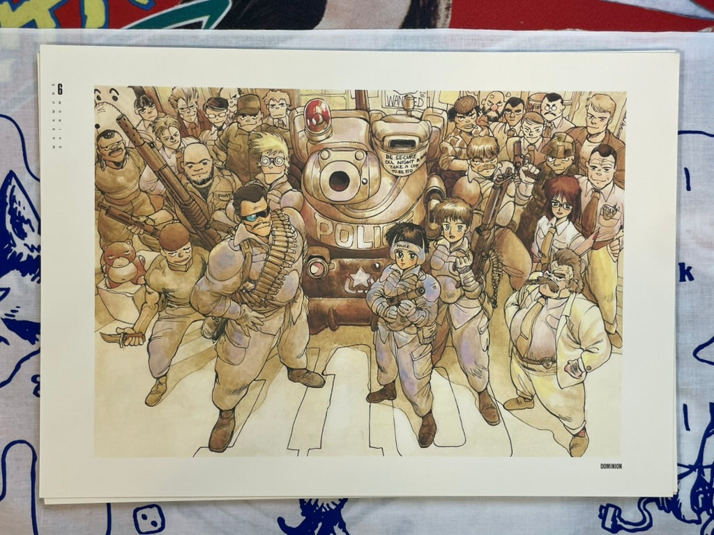 Dominion Club Reproduction Art Set by Shirow Masamune (1987)-thumbmail-7