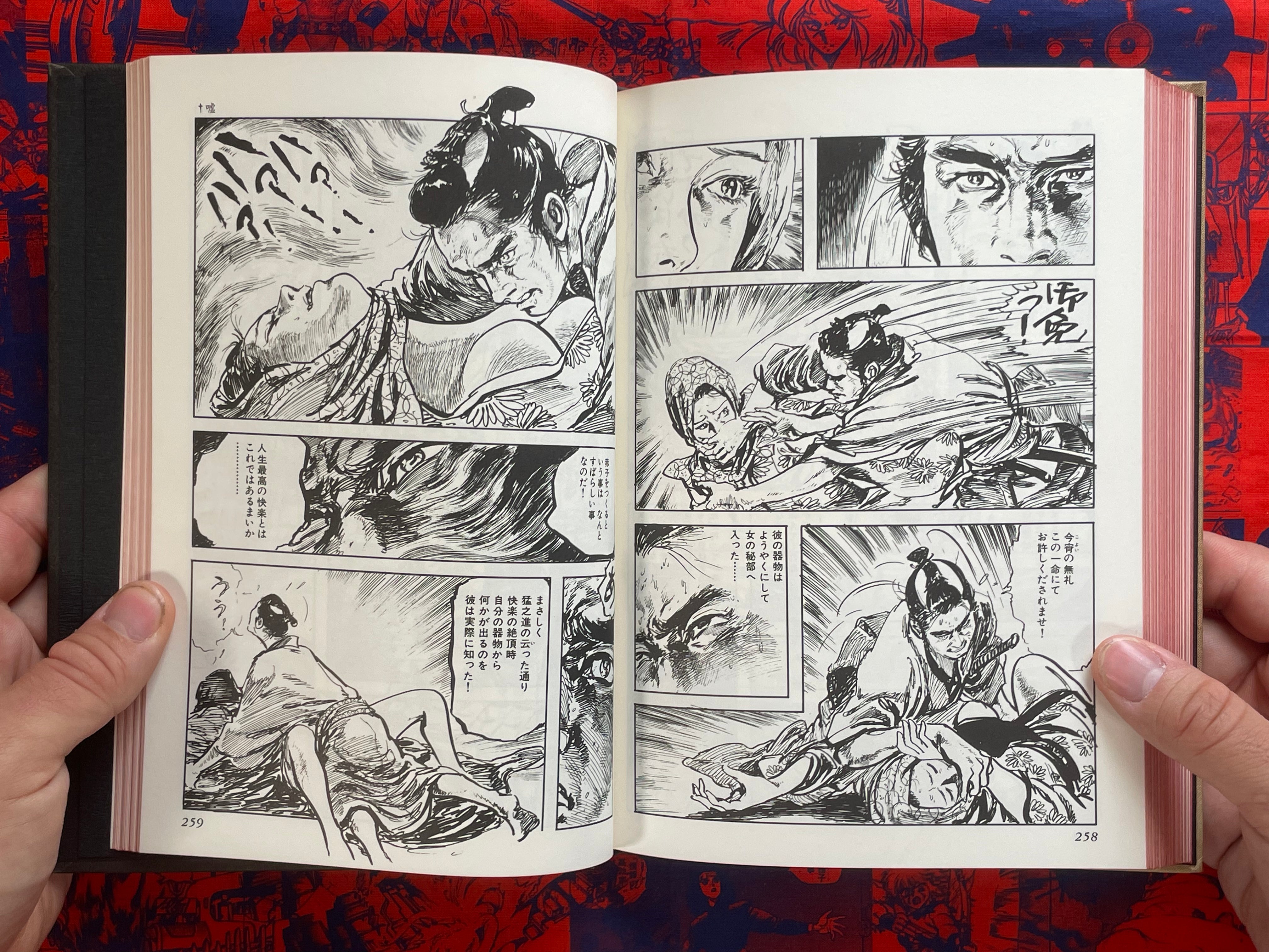 The Samurai Cruel Story - hardcover + slipcover by Hirata Hiroshi (1987)