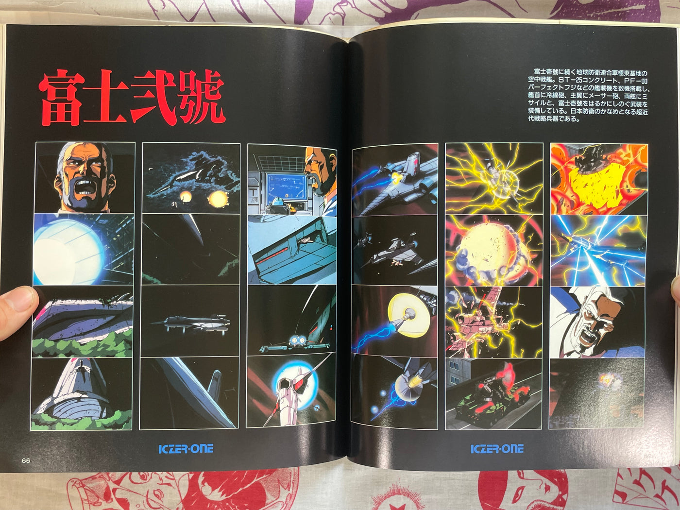 Fight!! Iczer-One Characters' Album by Hirano Toshihiro (1986)