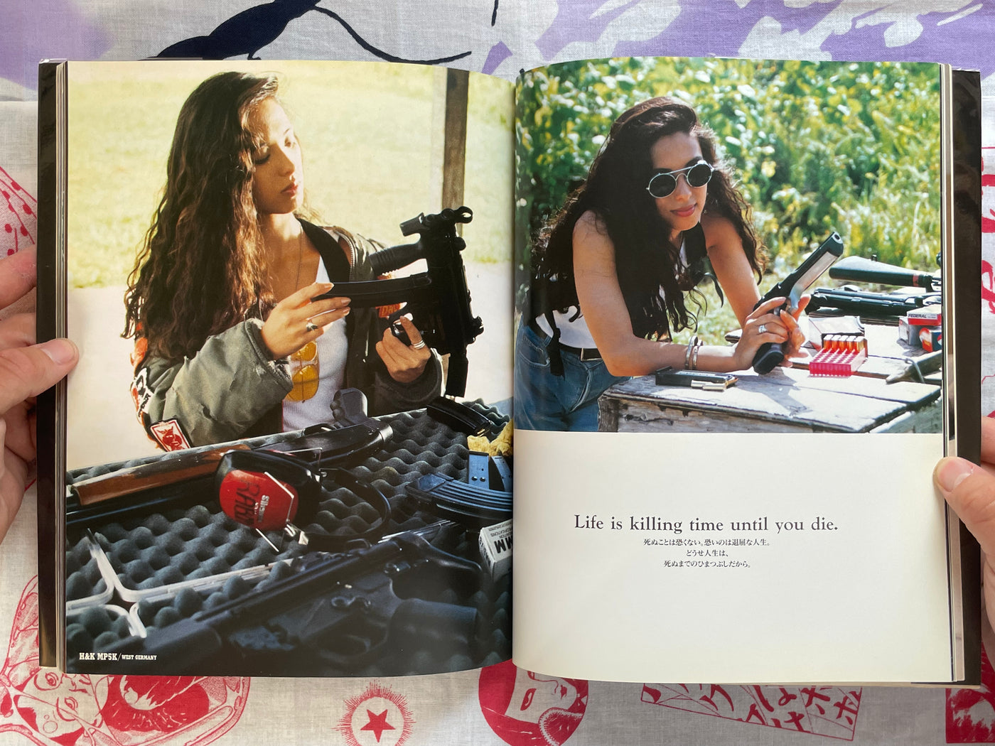 Killer: Guns & Venus ft. Mie Yoshida, Photos by Binbun Furusawa (1992)