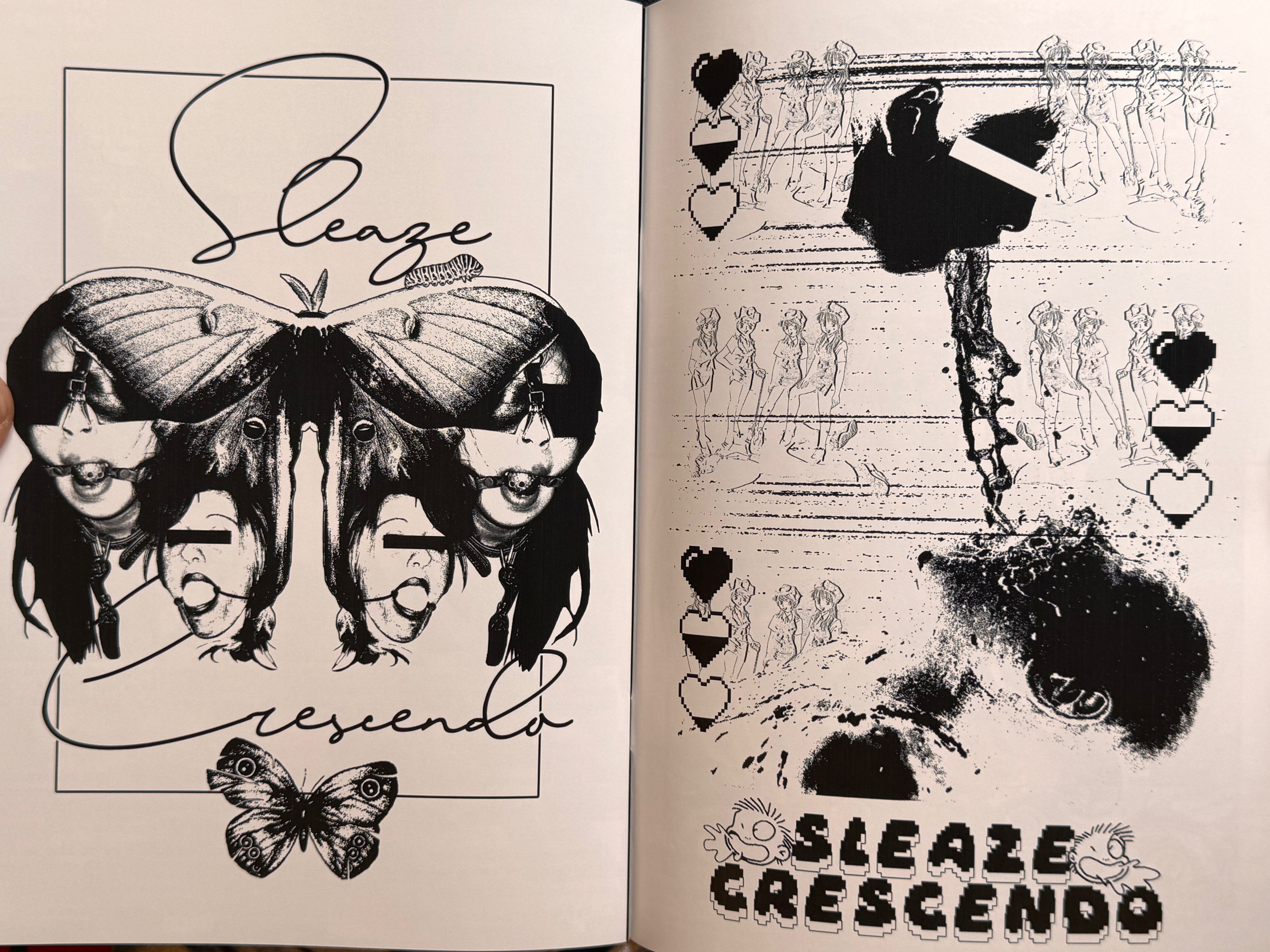 Sleaze Crescendo Issue One w/ Limited Poster & Sticker