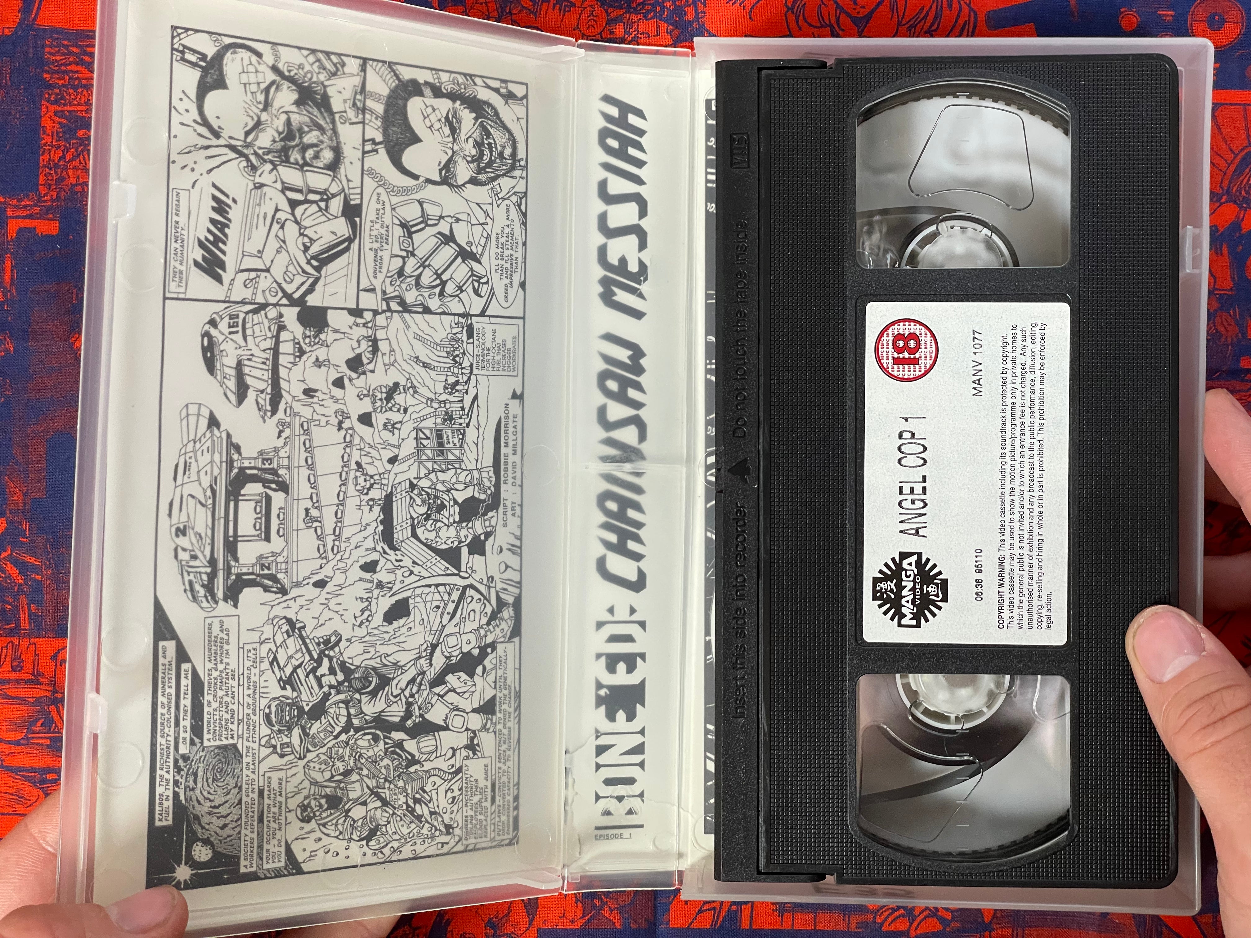 Angel Cop 1 & 6 VHS (PAL)