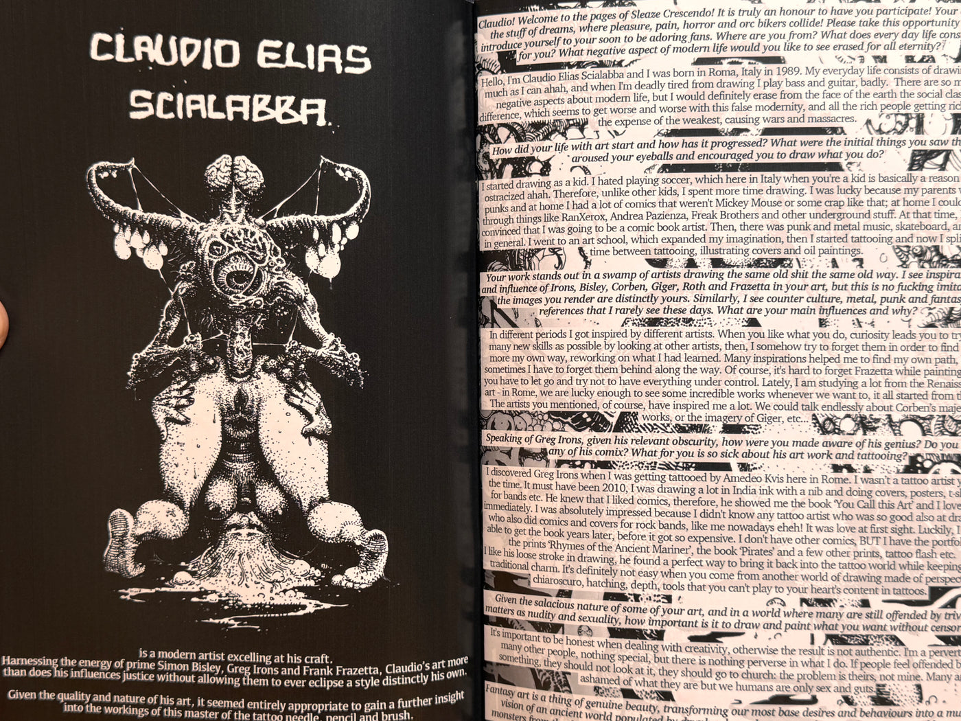 Sleaze Crescendo Issue One w/ Limited Poster & Sticker