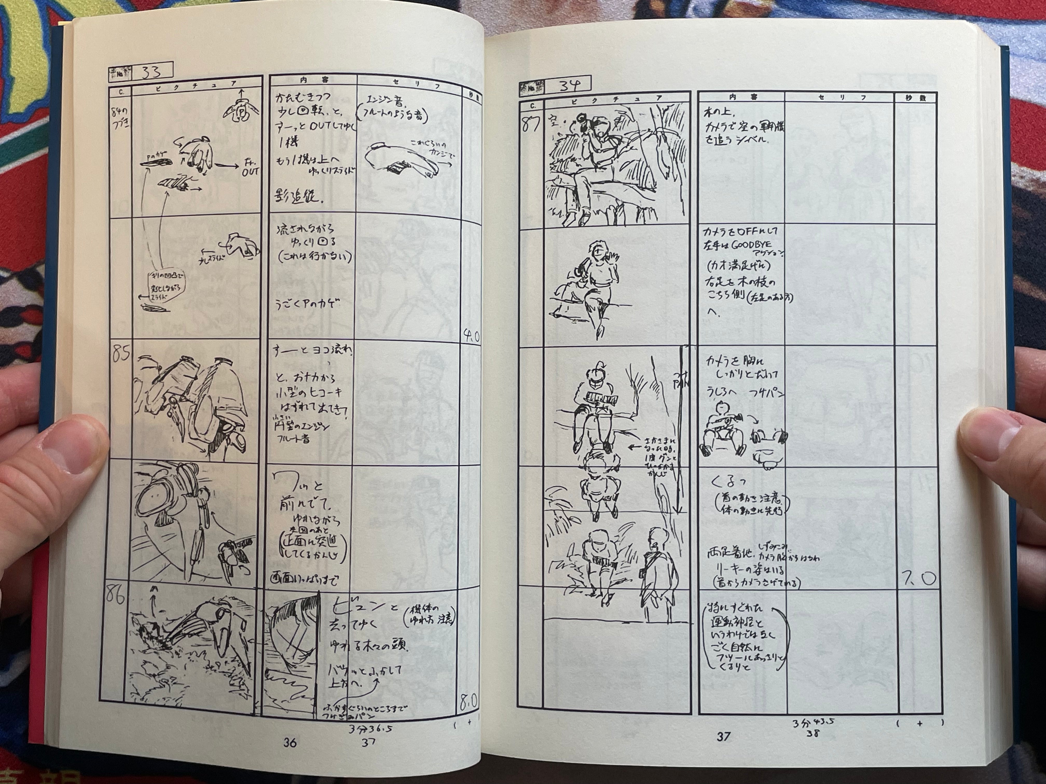 Black Magic M-66 Storyboards by Shirow Masamune (1992)