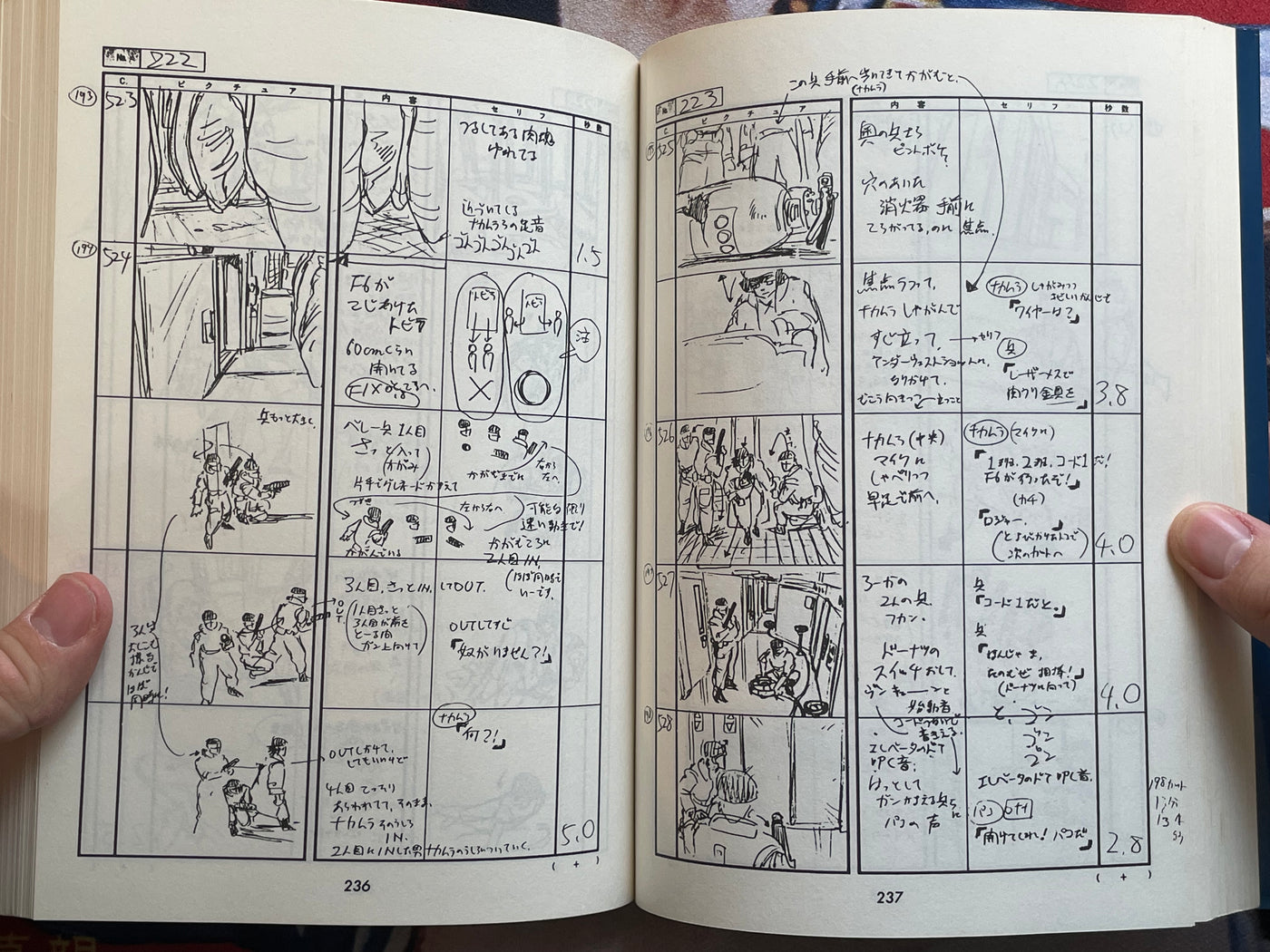 Black Magic M-66 Storyboards by Shirow Masamune (1992)