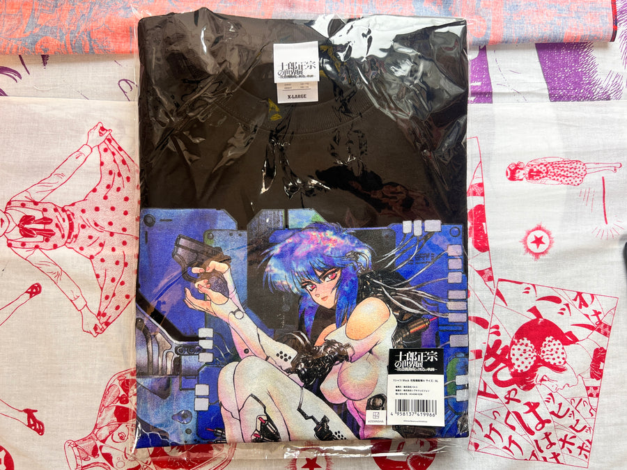 Ghost in the Shell Black T-Shirt A - XL
