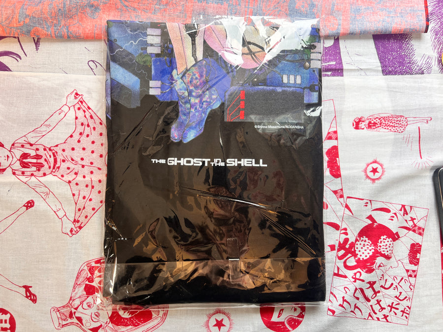 Ghost in the Shell Black T-Shirt A - XL