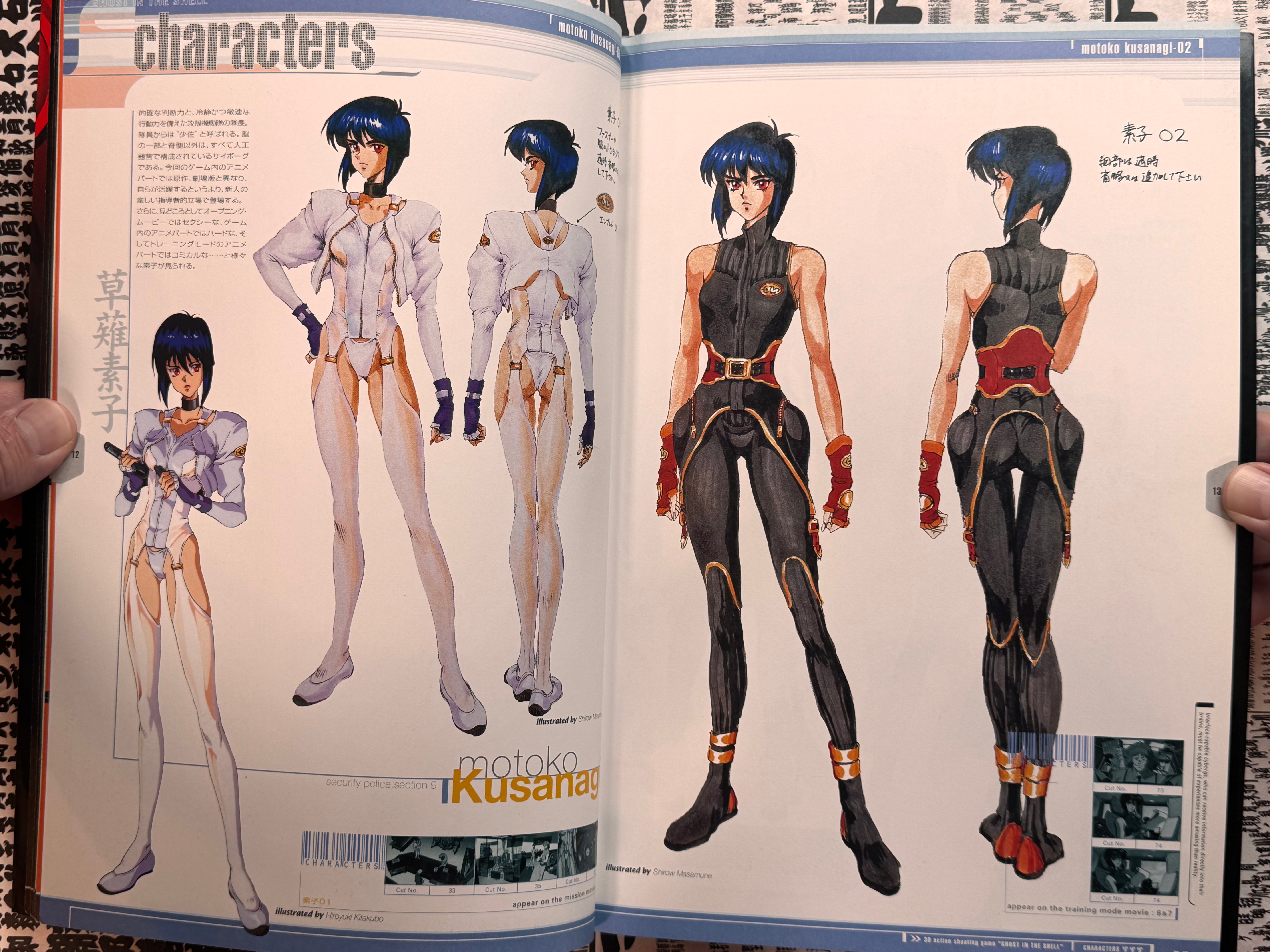 Ghost in the Shell Official Art Book by Masamune Shirow (1997)-thumbmail-7