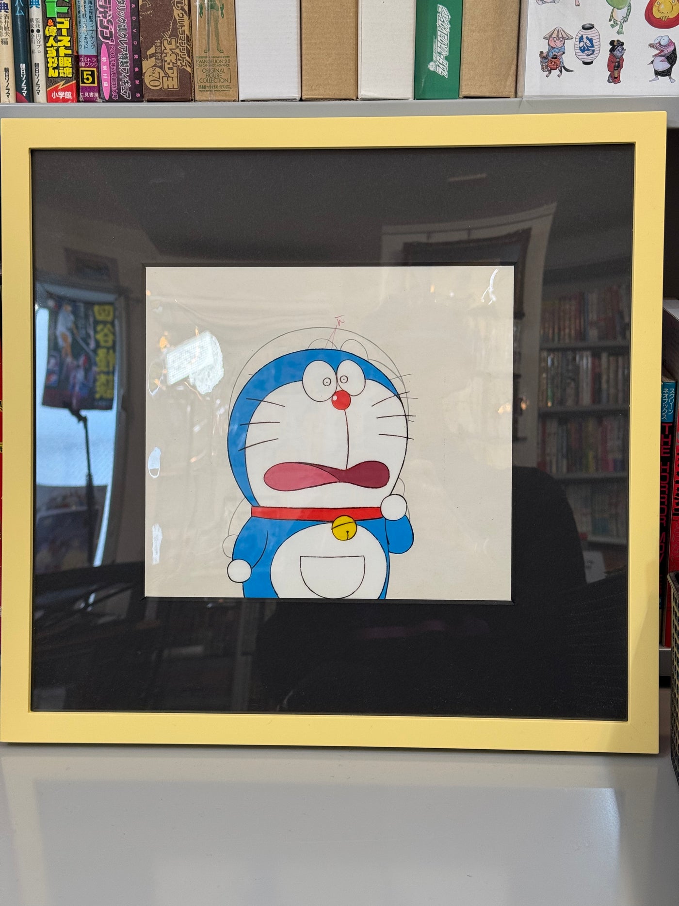 Doraemon Cel & Douga Framed by Fujiko F Fujio