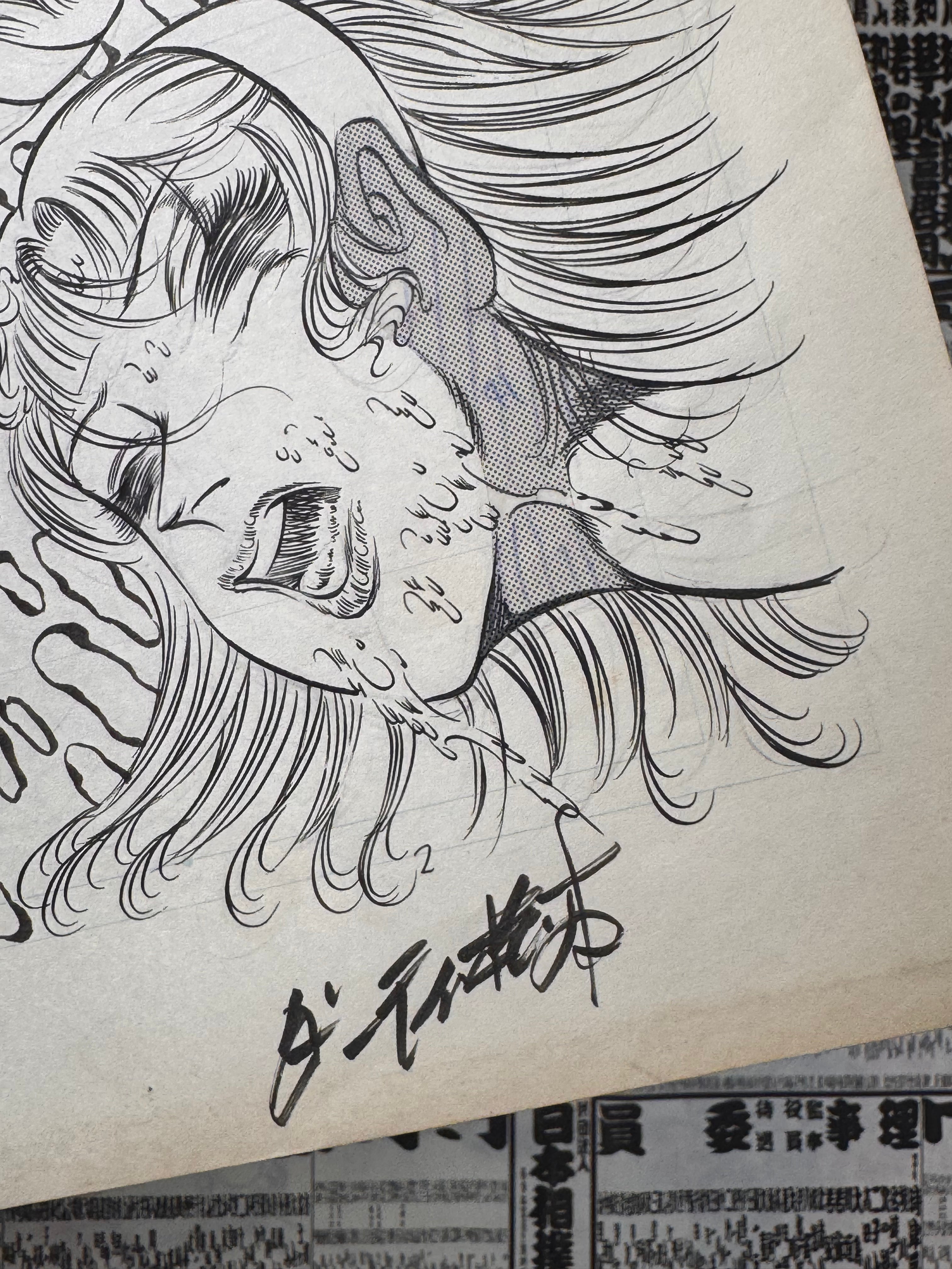SIGNED Dirty Matsumoto Genga Art 4-thumbmail-2