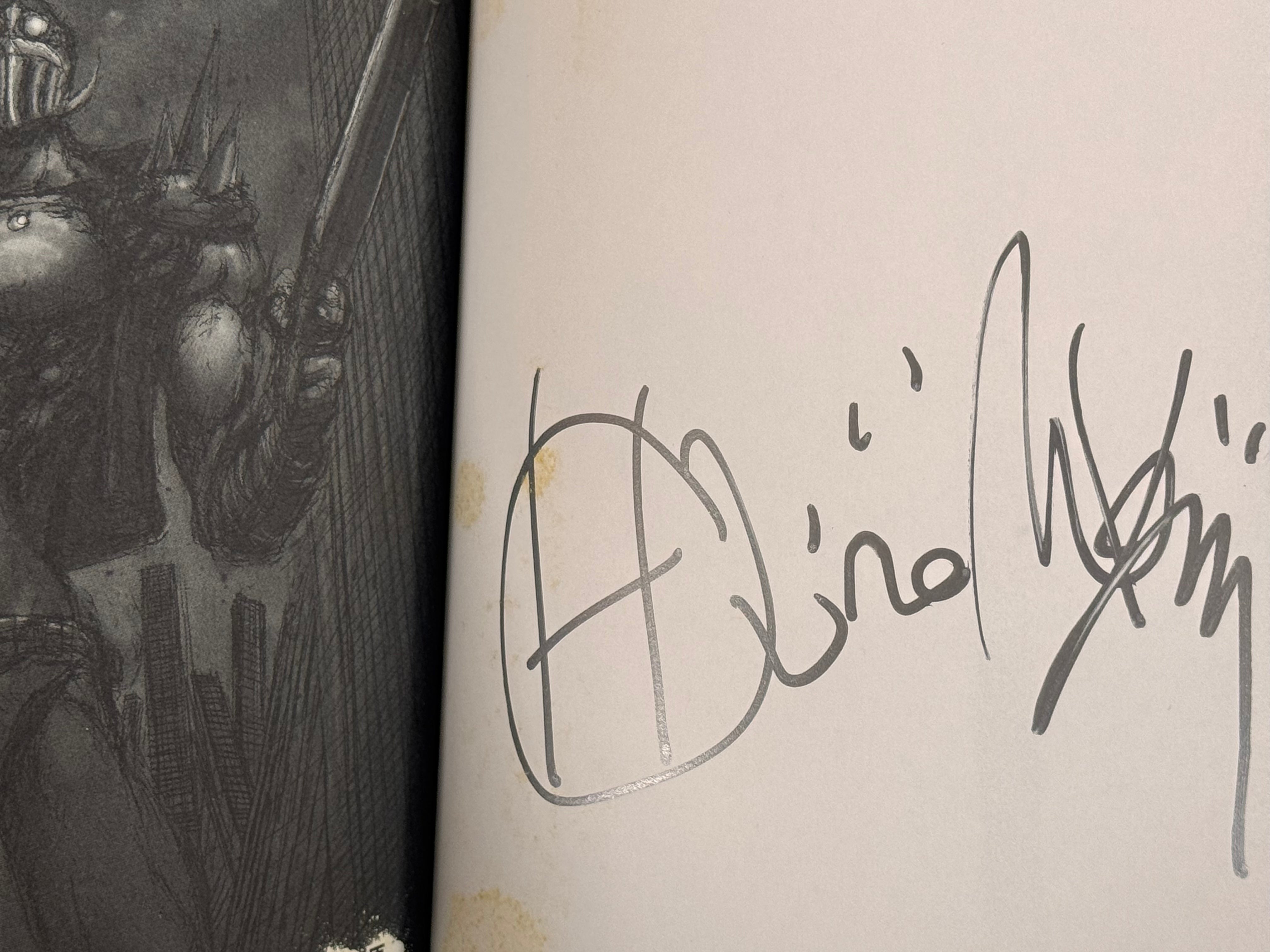 SIGNED Evil Flowers: Fist of the North Star Jagi Side Story 1-2 Full Set by Hiromoto SIN-Ichi (2009)-thumbmail-2