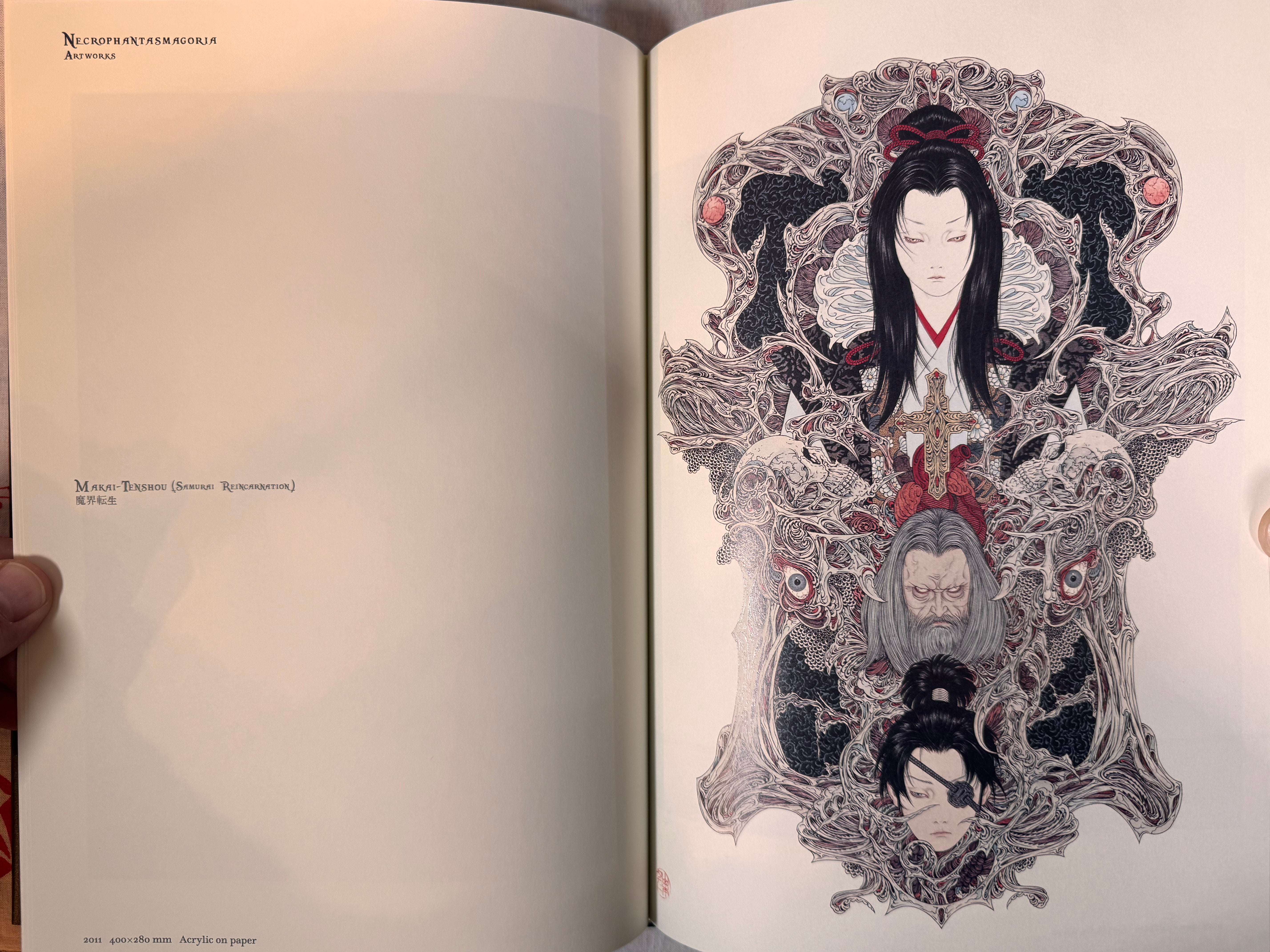 SIGNED Necrophantasmagoria Vanitas revised edition by Yamamoto Takato - Hardcover (2015)
