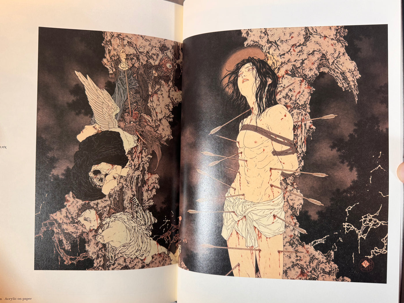 SIGNED Necrophantasmagoria Vanitas revised edition by Yamamoto Takato - Hardcover (2015)