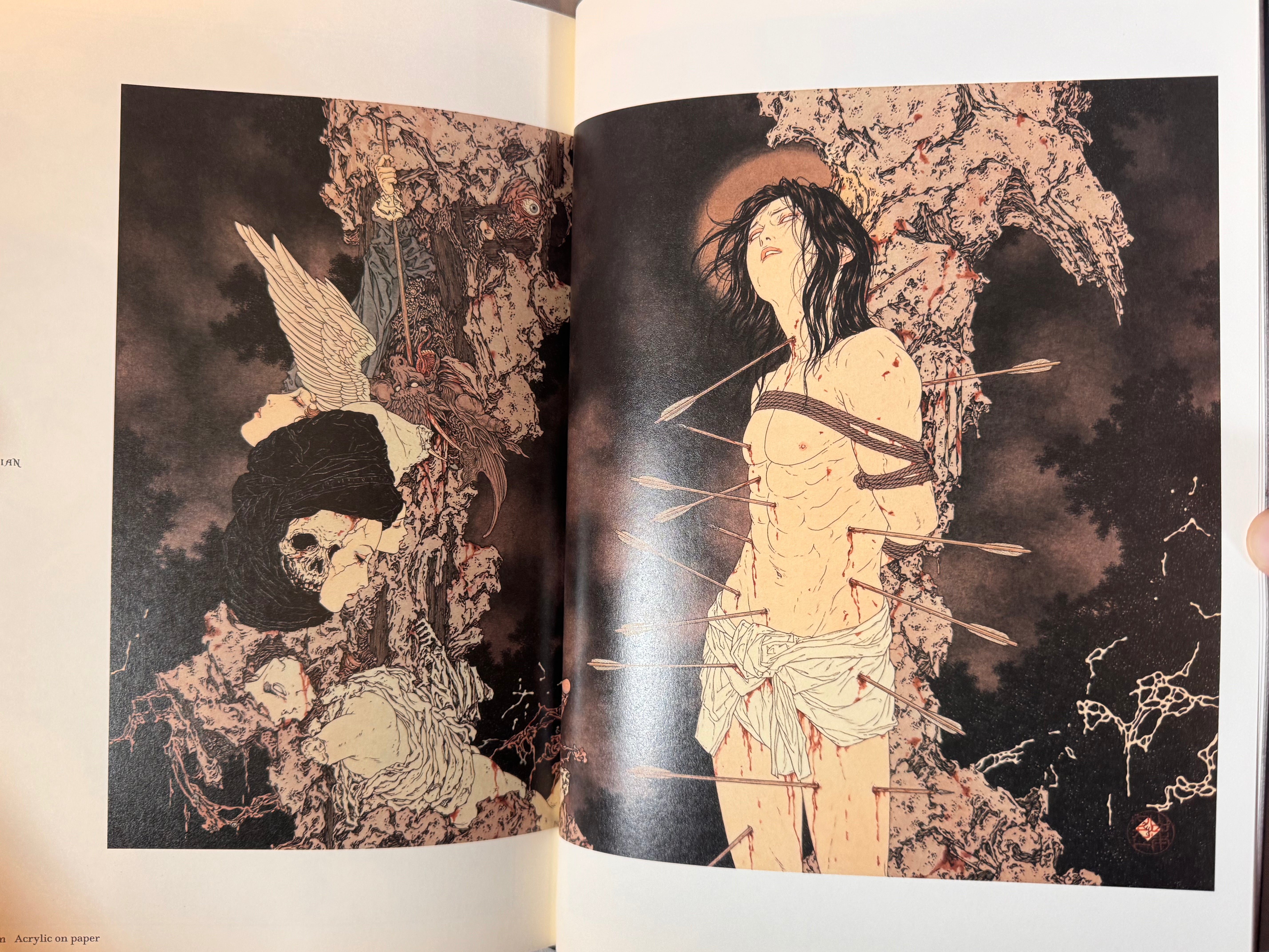 SIGNED Necrophantasmagoria Vanitas revised edition by Yamamoto Takato - Hardcover (2015)