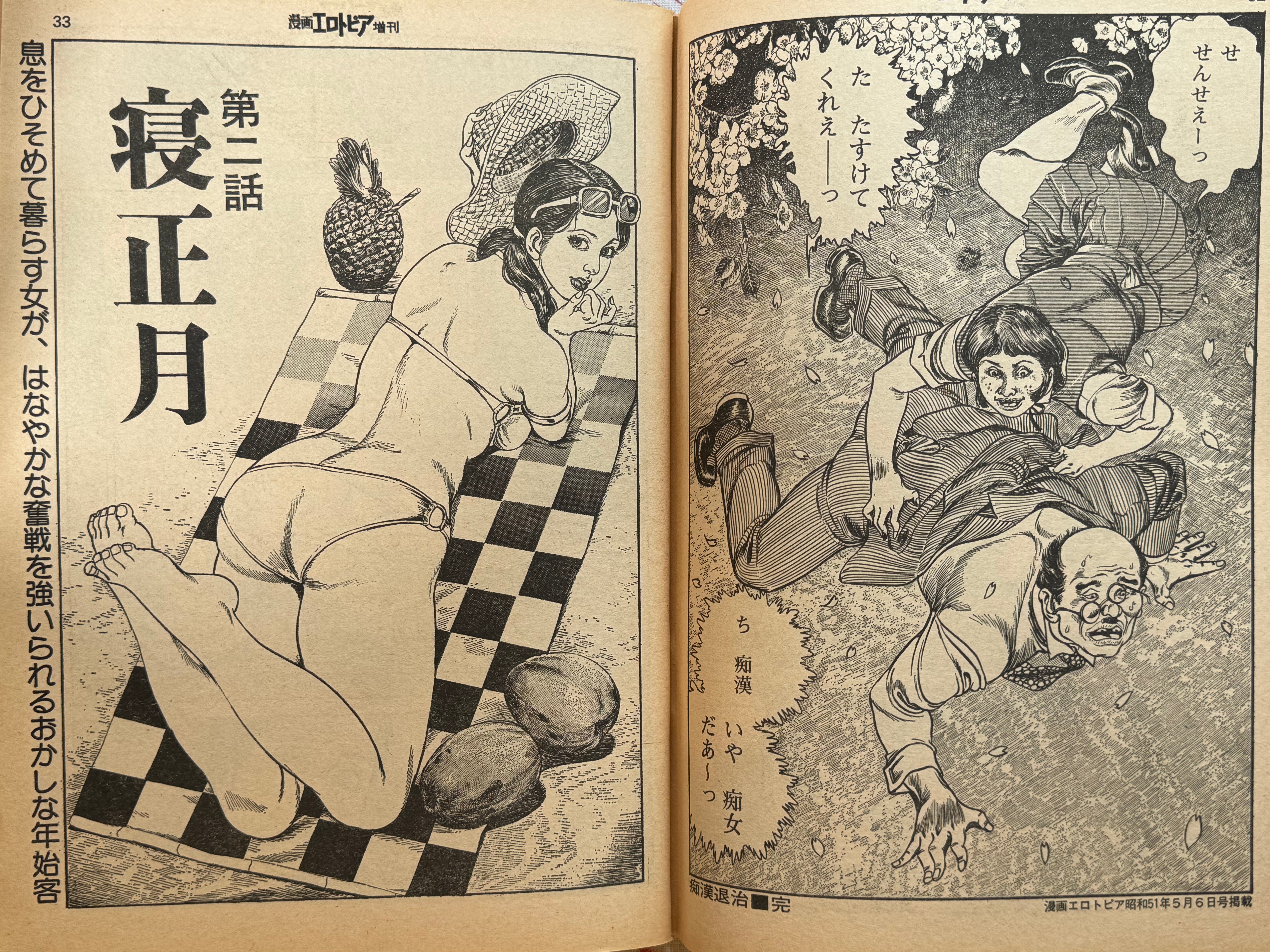 Manga Erotopia Special Issue Love and Dream ft. Masaru Sakaki (1977/12)