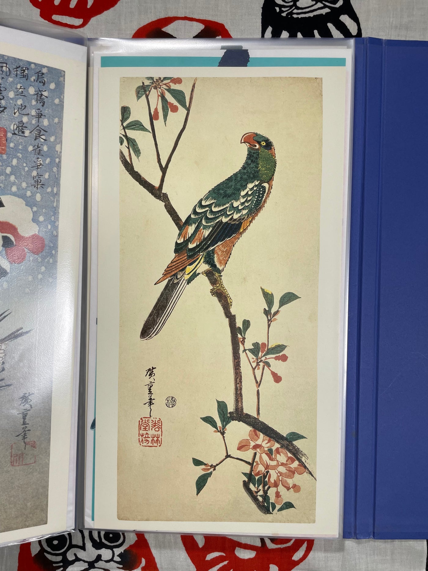 Flowers & Birds - A Collection of 24 Japanese Prints w/ Summaries and Envelopes for Each Two-Set