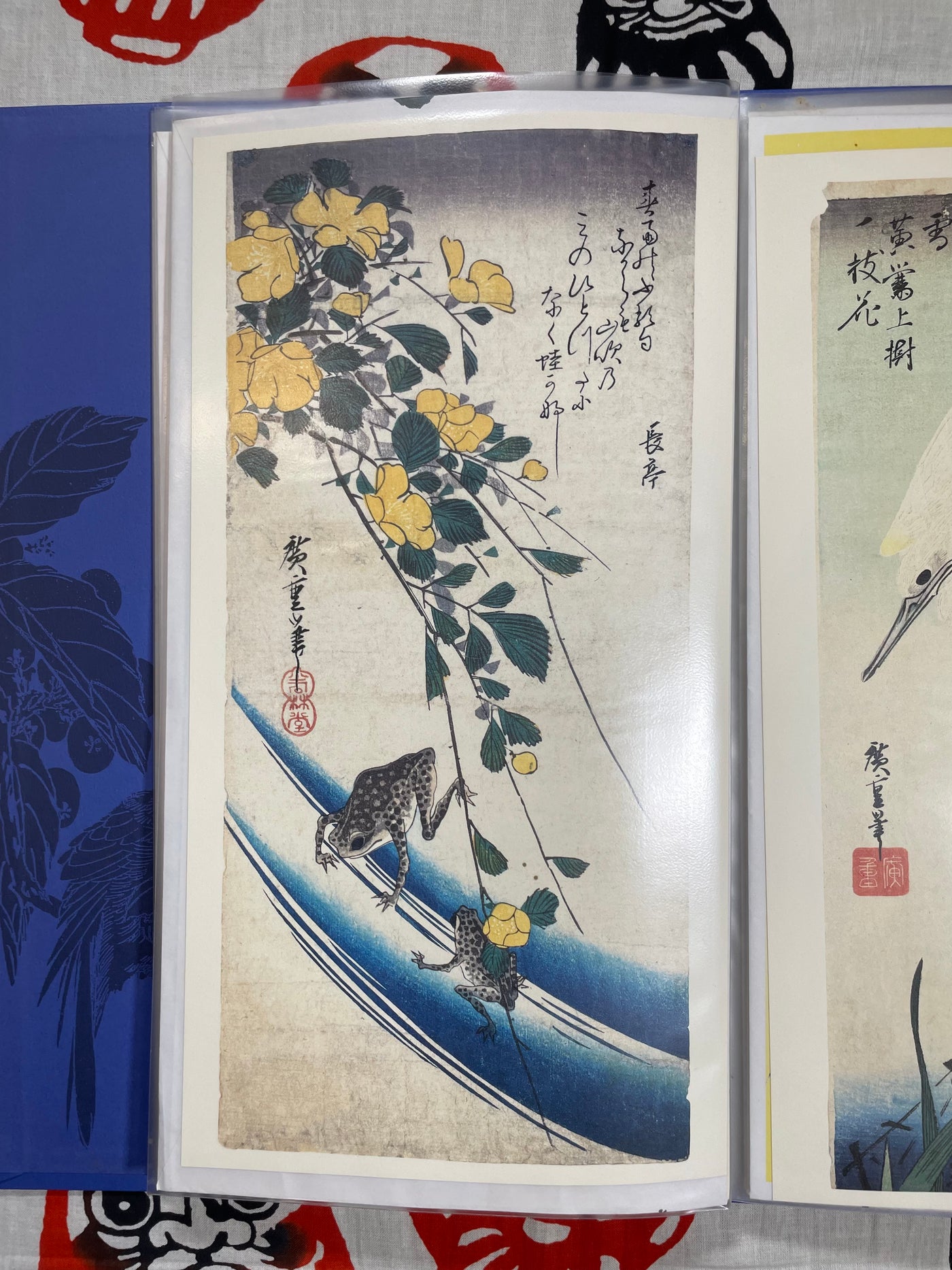 Flowers & Birds - A Collection of 24 Japanese Prints w/ Summaries and Envelopes for Each Two-Set