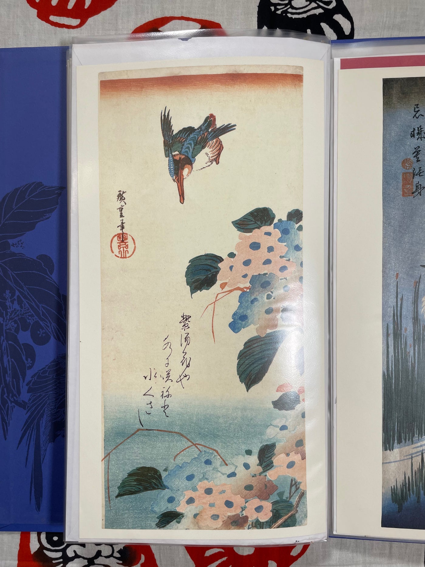 Flowers & Birds - A Collection of 24 Japanese Prints w/ Summaries and Envelopes for Each Two-Set