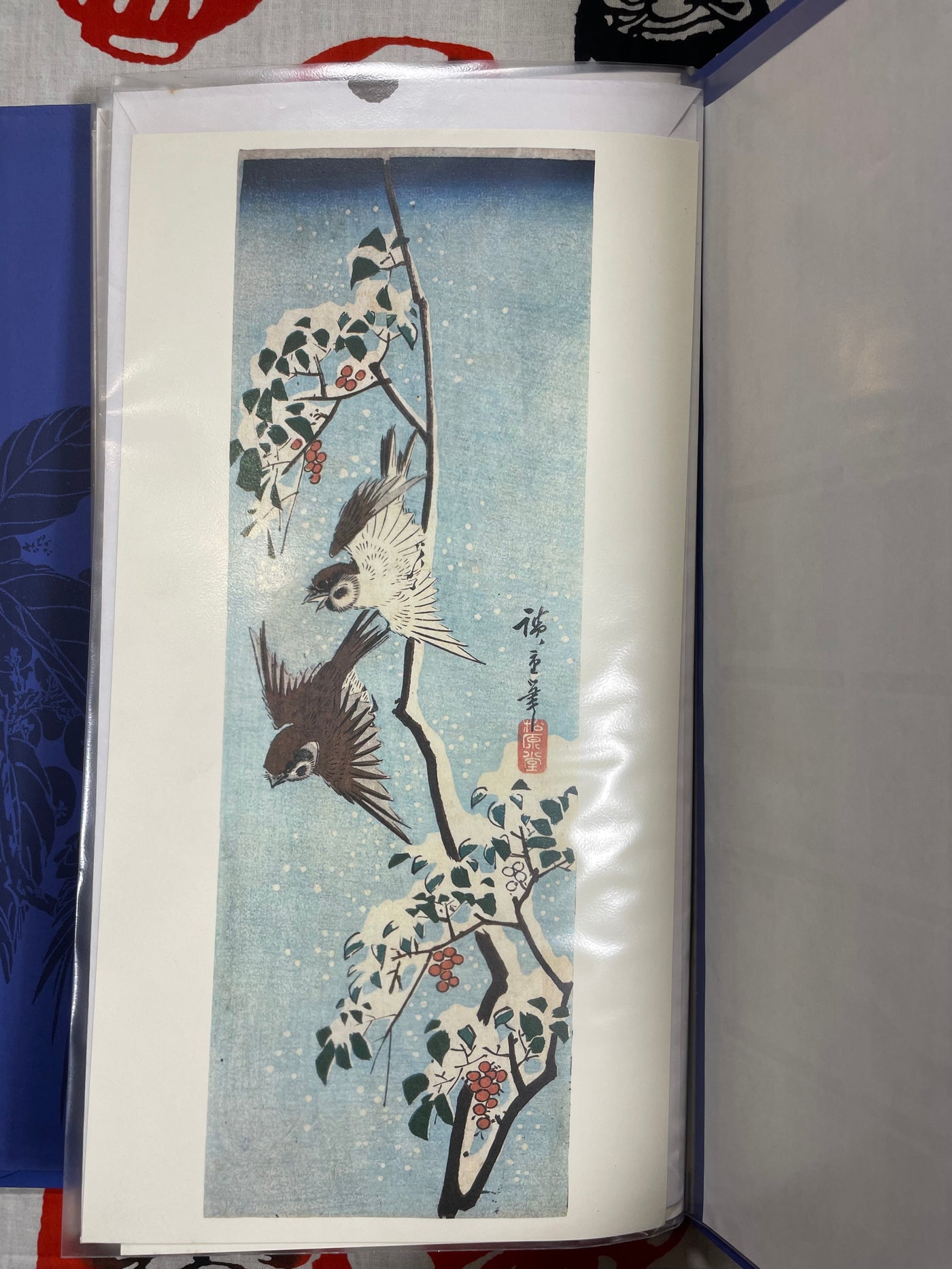 Flowers & Birds - A Collection of 24 Japanese Prints w/ Summaries and Envelopes for Each Two-Set