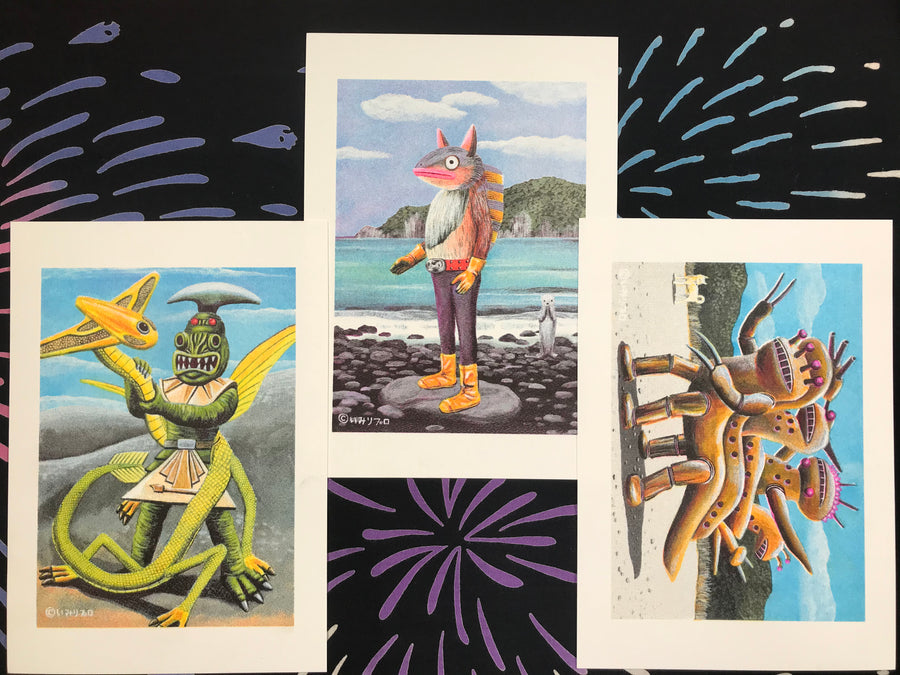 The Kaiju Lithograph Set by Imiri Sakabashira