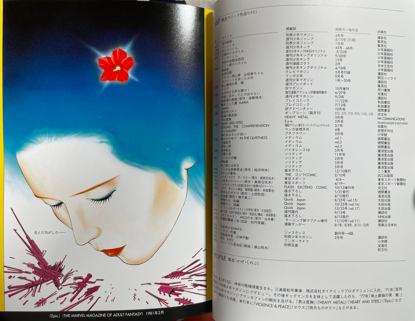 Shinobu Kaze The Illustration (2000)