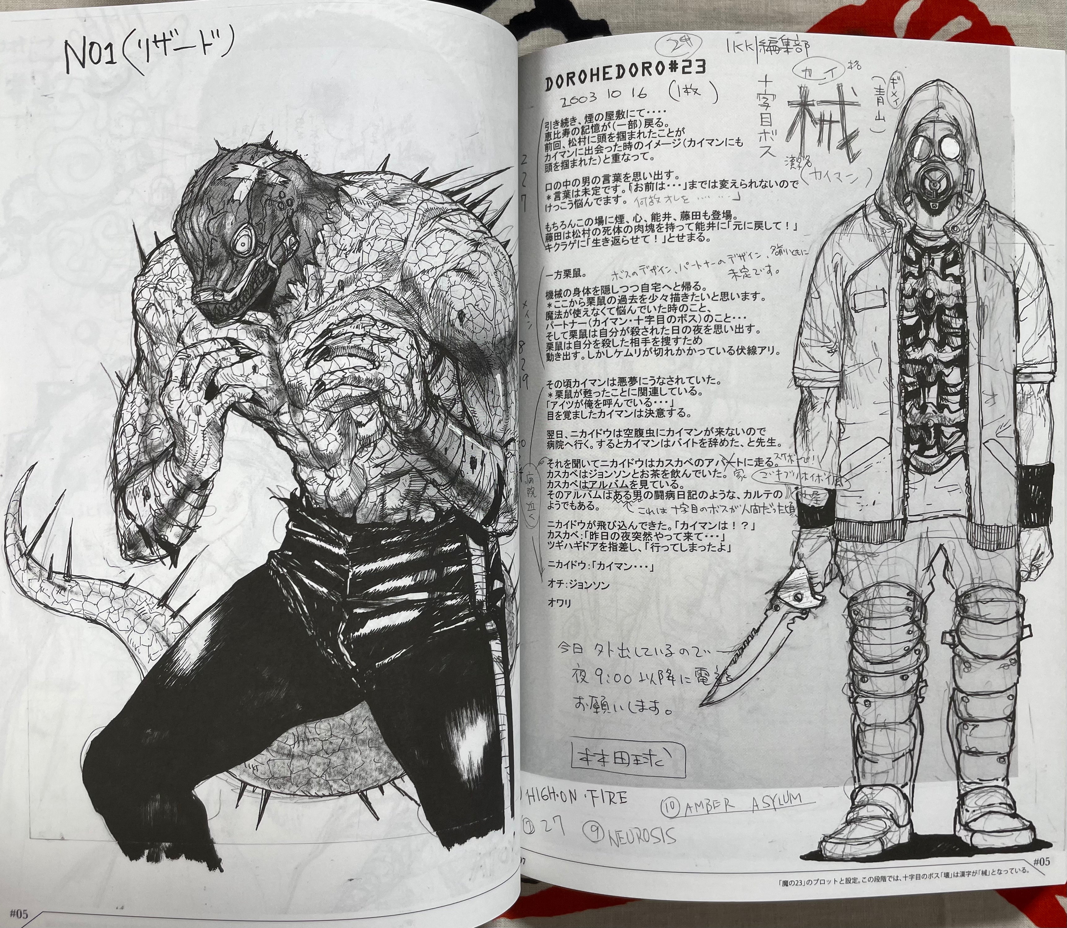 Dorohedoro Sketchbook 1 by Q. Hayashida